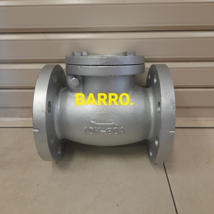 Jual Swing Check Valve 8 Inch Cast Iron JIS 10K Flange DN 200 | Shopee ...
