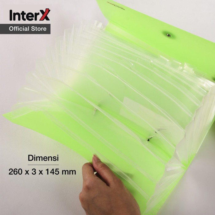 Jual Expanding File Tali Inter X Cheque Size Giro Elastic / Map Giro ...