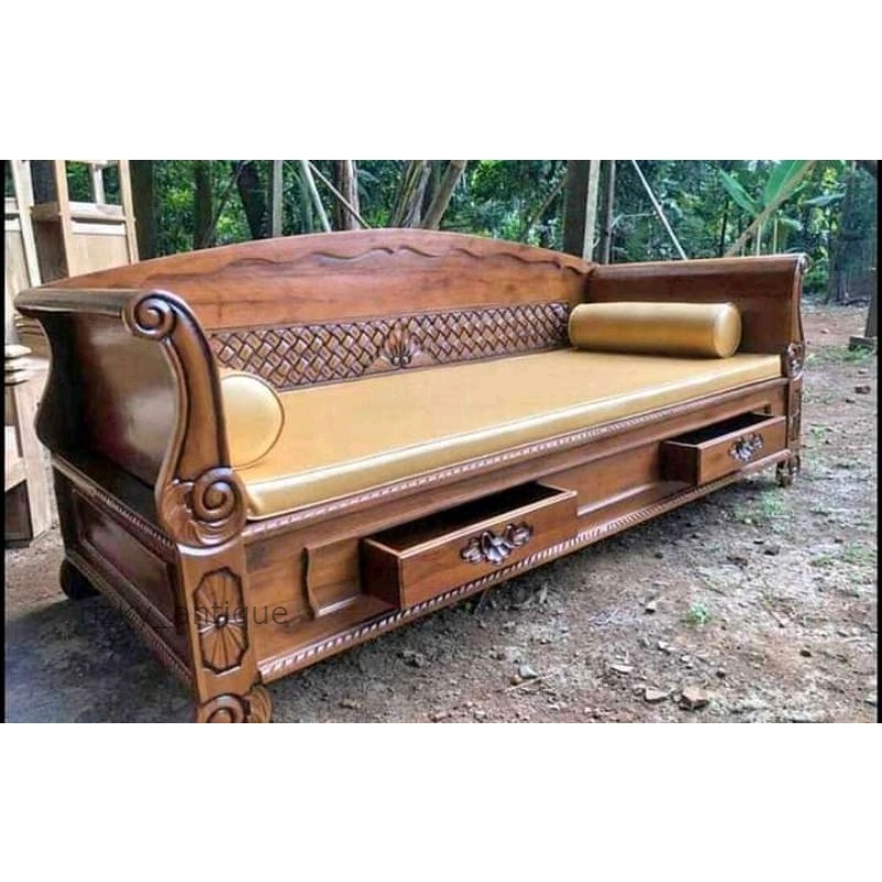 Jual Kursi bale bale sofa tamu keluarga kayu jati ukir ukiran jepara