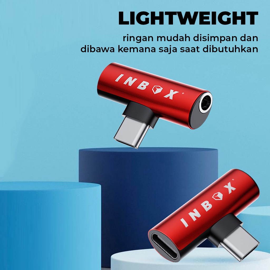 Jual Inbox Converter Splitter Iphone 2in1Connector Charging Lightning ...