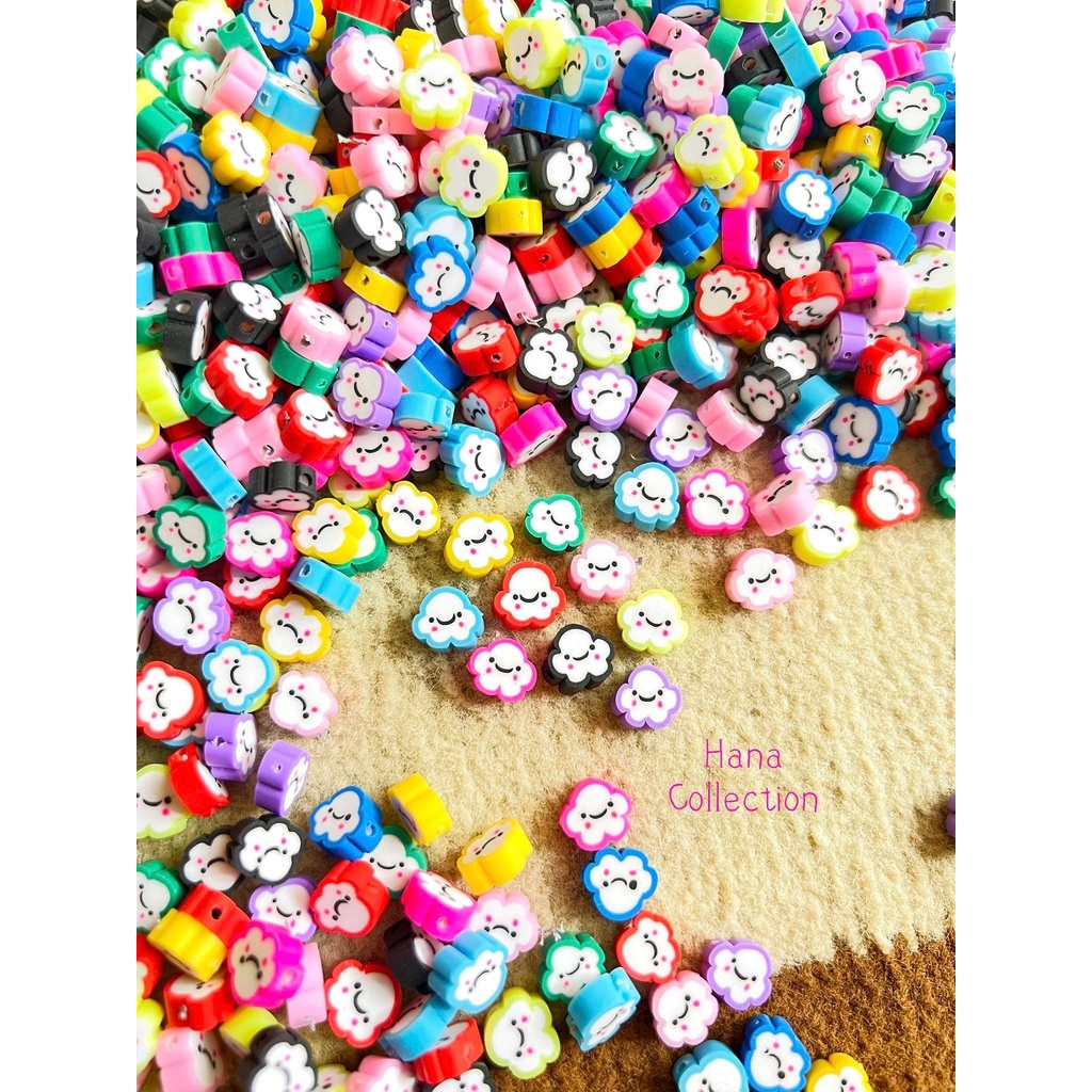 Jual 100PCS Polymer Clay Karakter awan random | Shopee Indonesia