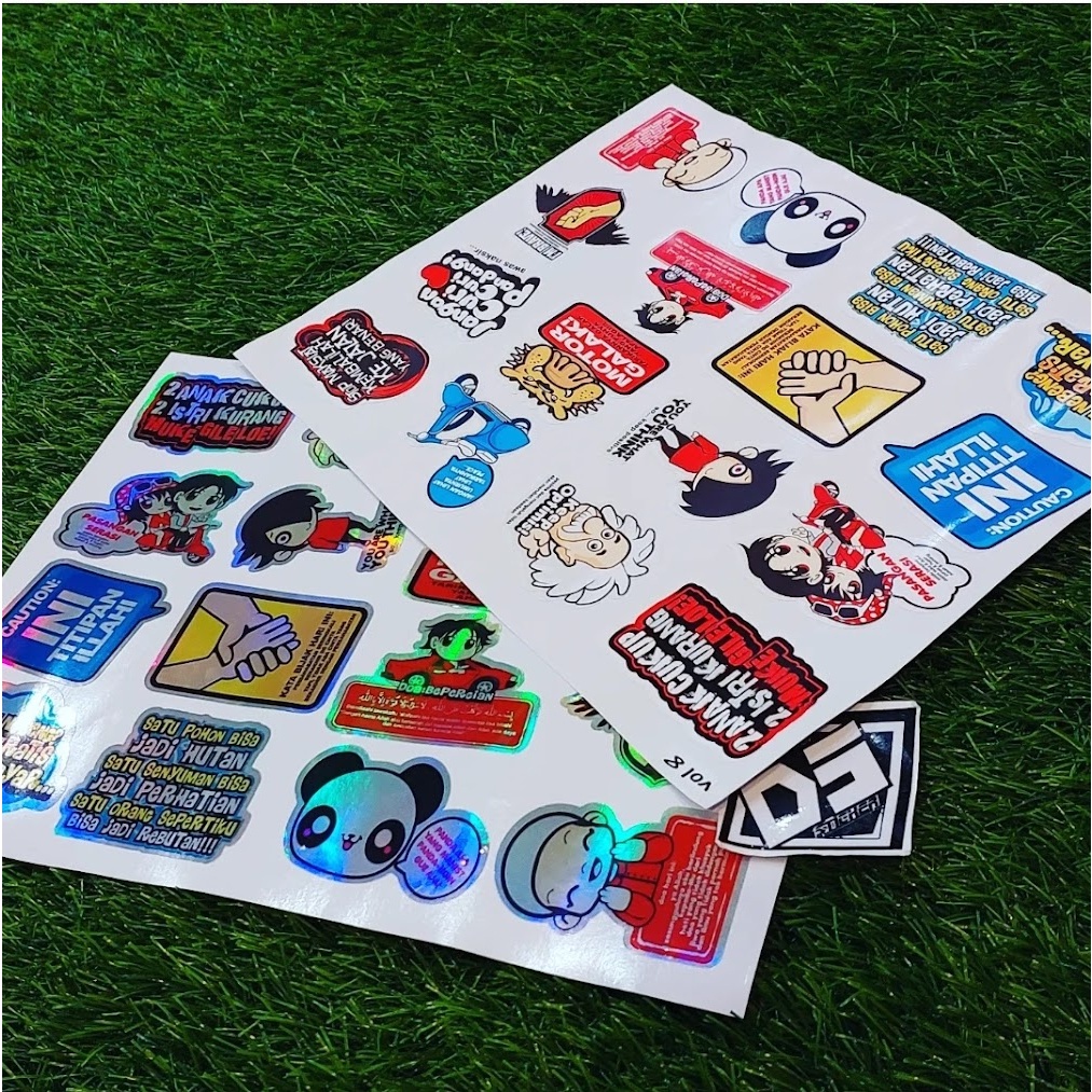 Jual OS- Vol8 Stiker Paket Kata Kata Muslim Sticker Pack Variasi Vinyl ...