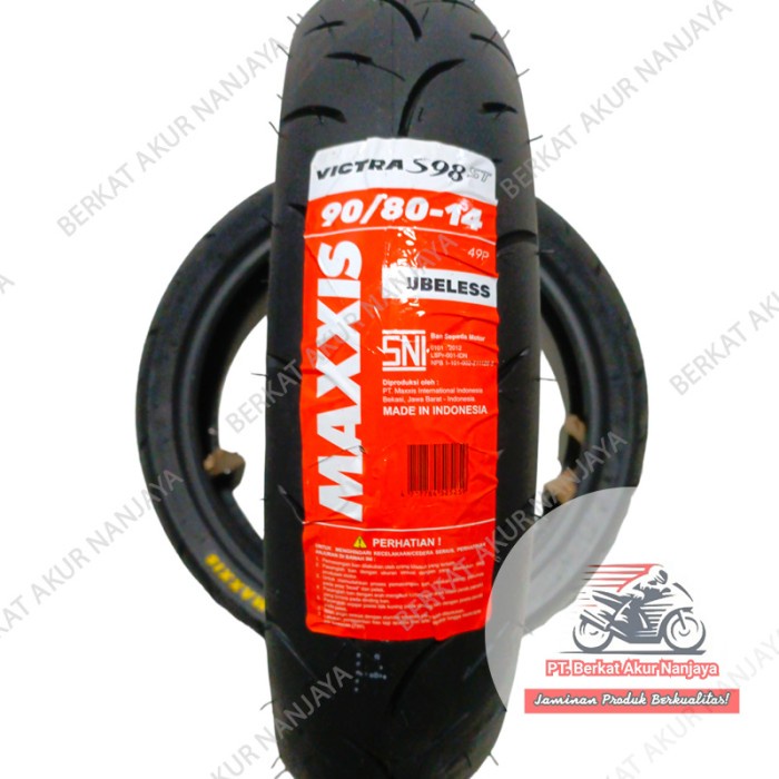 Jual Maxxis Victra Tubeless Bonus Pentil Ban Motor Matic