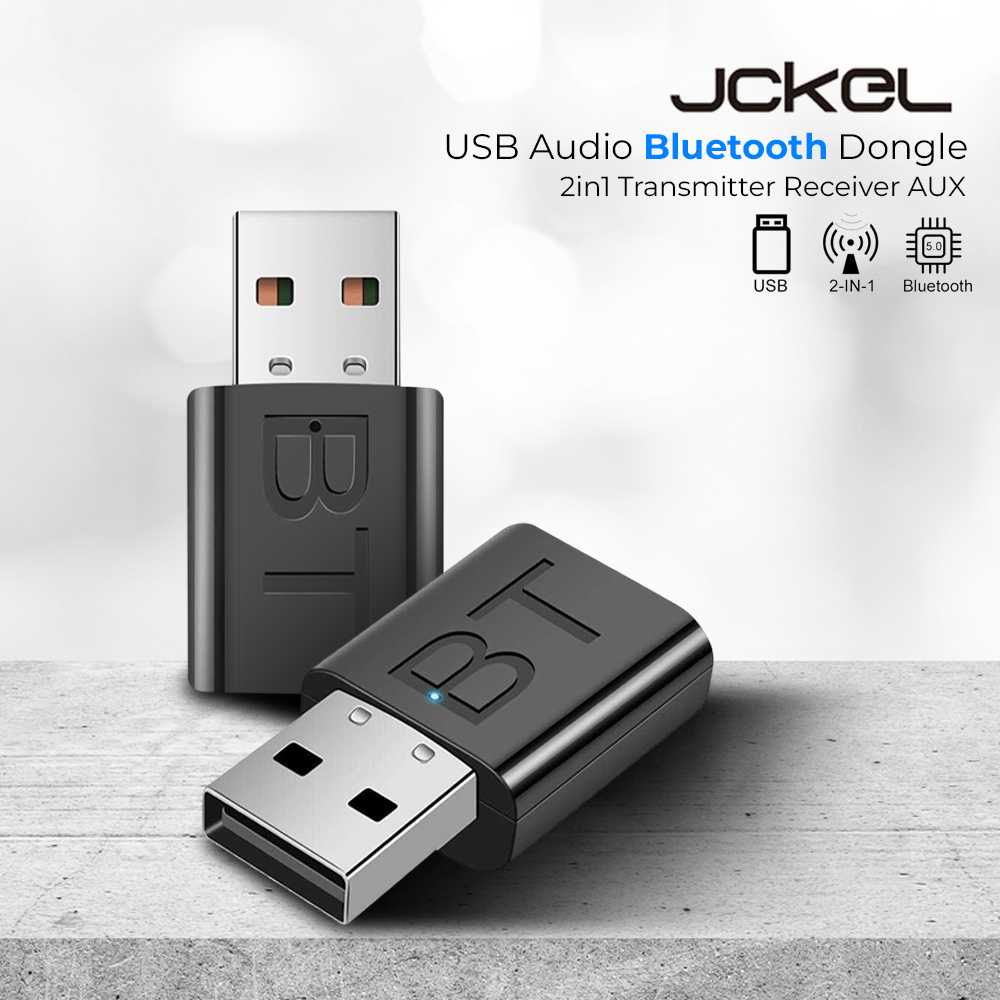 Jual jckel usb audio bluetooth dongle 5 0 2in1 transmitter receiver aux