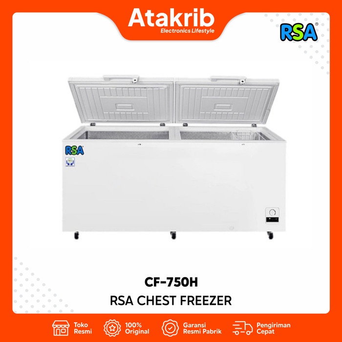 Jual RSA CHEST FREEZER CF-750H / CF 750H Kapasitas 688 Liter | Shopee ...