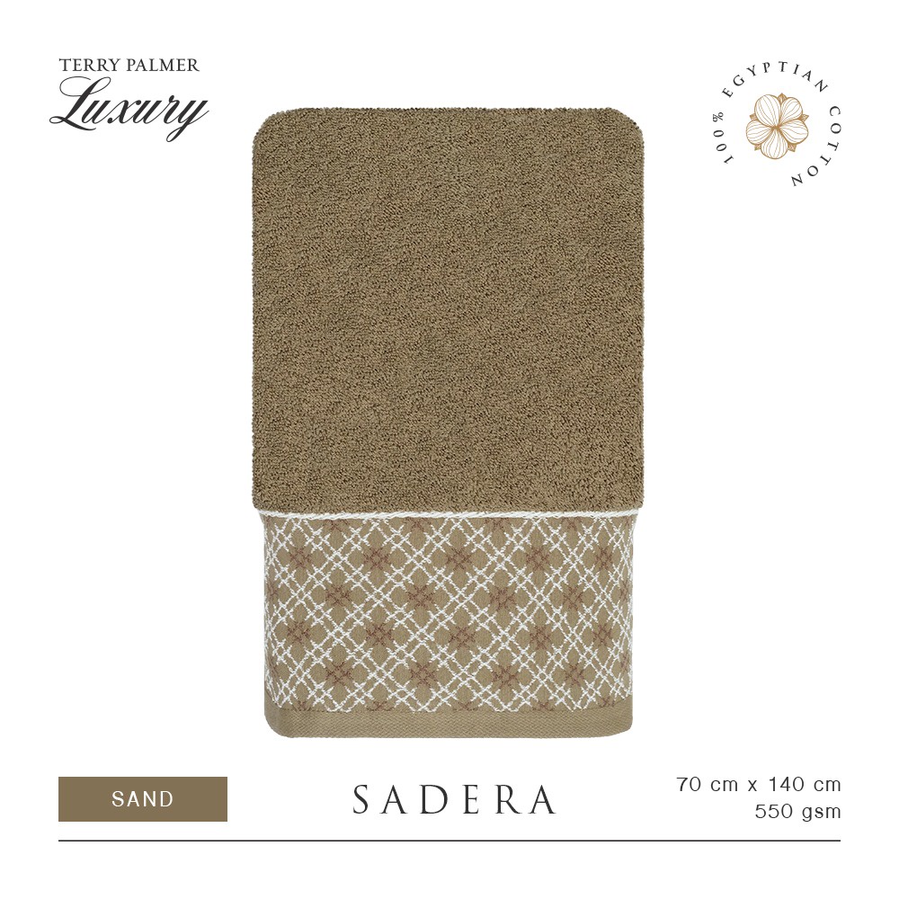 Jual Handuk Mandi Dewasa Luxury Egyptian Sadera by Terry Palmer ukuran ...