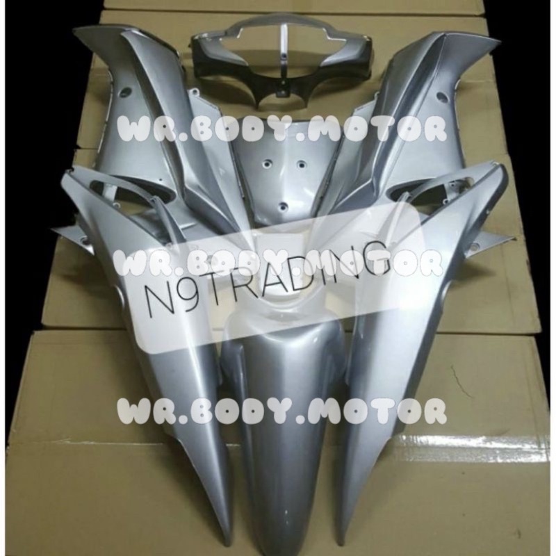 Jual Cover Full Set Body Halus Kasar Supra X Lama Old Silver Grey Shopee Indonesia