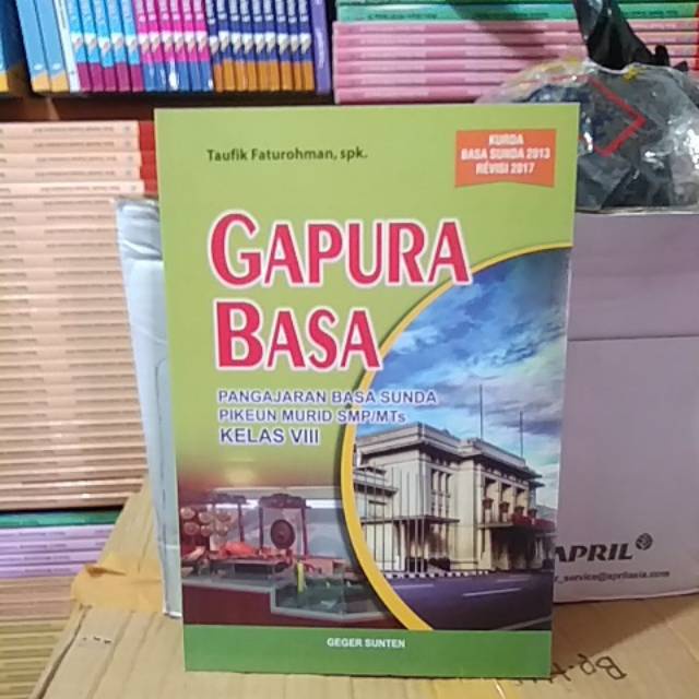 Jual Buku Gapura Basa Pangajaran Bahasa Sunda Pikeun Murid Smp Mts