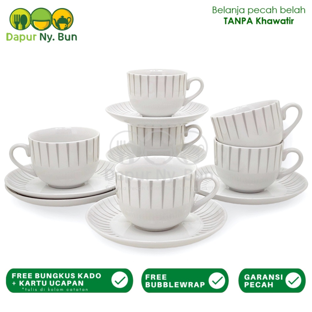 Jual 6 Pasang Cangkir Kopi Set Motif Minimalista Tea Cup Saucer Shopee Indonesia 5745