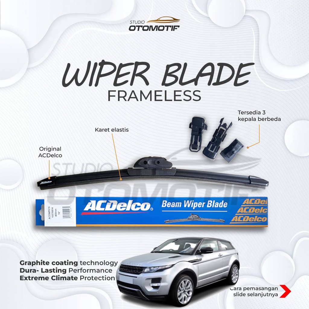 Jual WIPER RANGE ROVER EVOQUE 2011-2017 ACDELCO 24-21 BEAM FRAMELESS ...