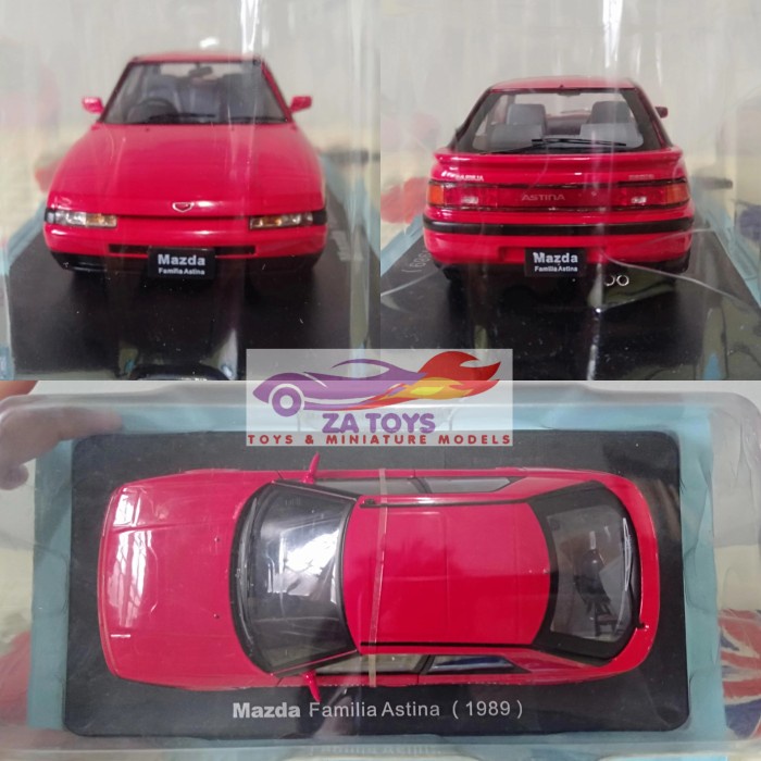 Jual IGS79 Diecast Mazda Familia Astina 1989 Merah by
