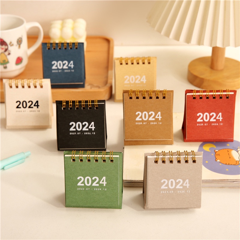 Jual 2023 Kalender Meja Mini Portable Minimalis Untuk Pelajar Shopee