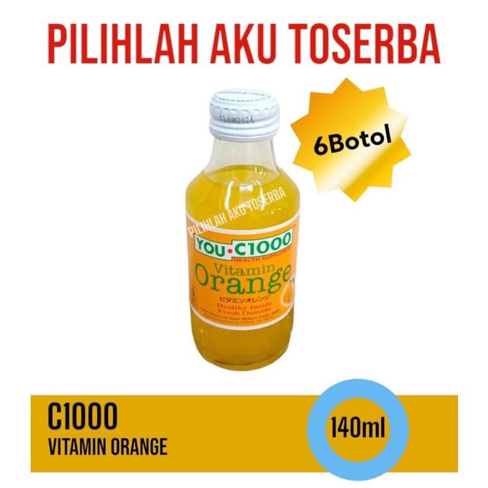 Jual You C 1000 / YOU C1000 ORANGE Vitamin C 140ml - ( HARGA 6 Botol ...