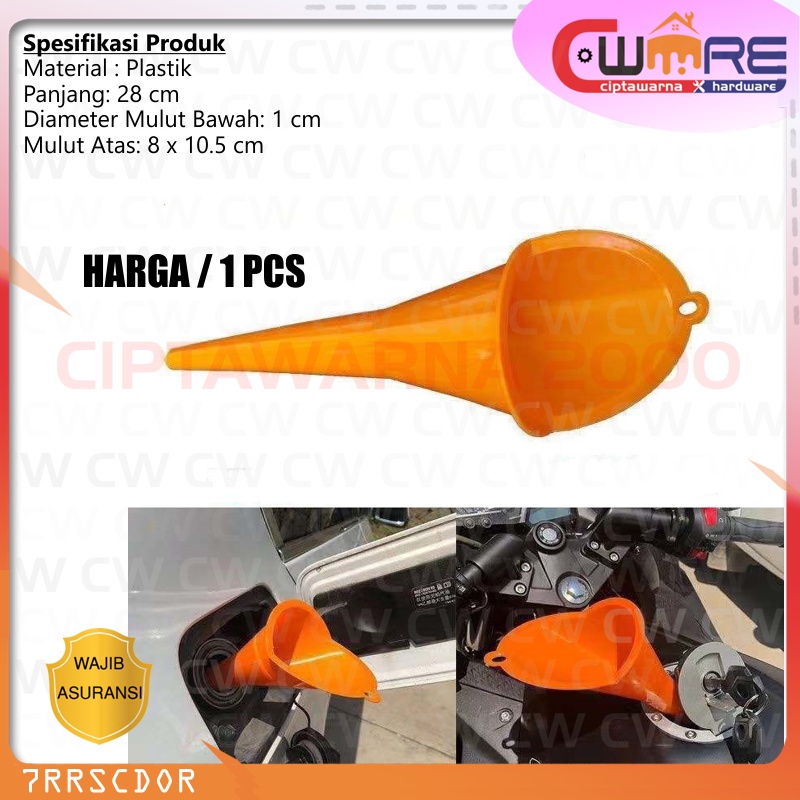 Jual Corong Minyak Bensin Mobil Motor ganti Oli air radiator PANJANG ...