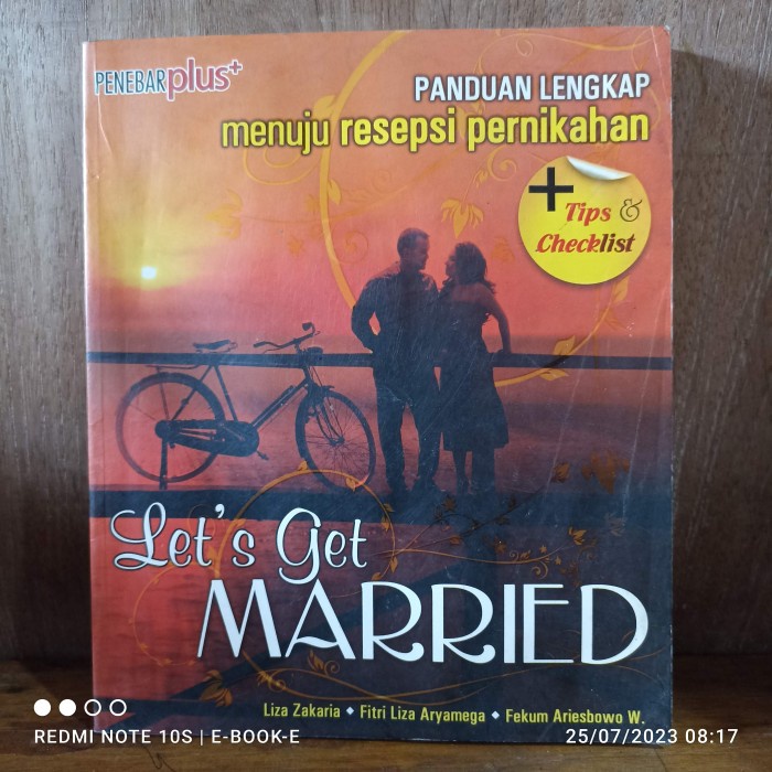 Jual Buku Panduan Lengkap Menuju Resepsi Pernikahan Lets Get Married