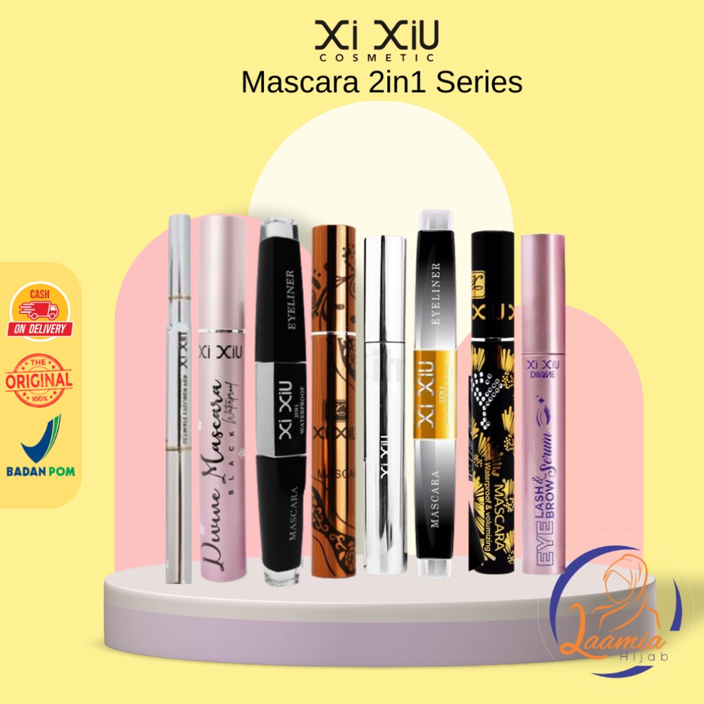 Jual XI XIU Mascara 2in1 Series 2in1 Maskara Eyeliner Eyelash Marimar Divine Lovely Shopee