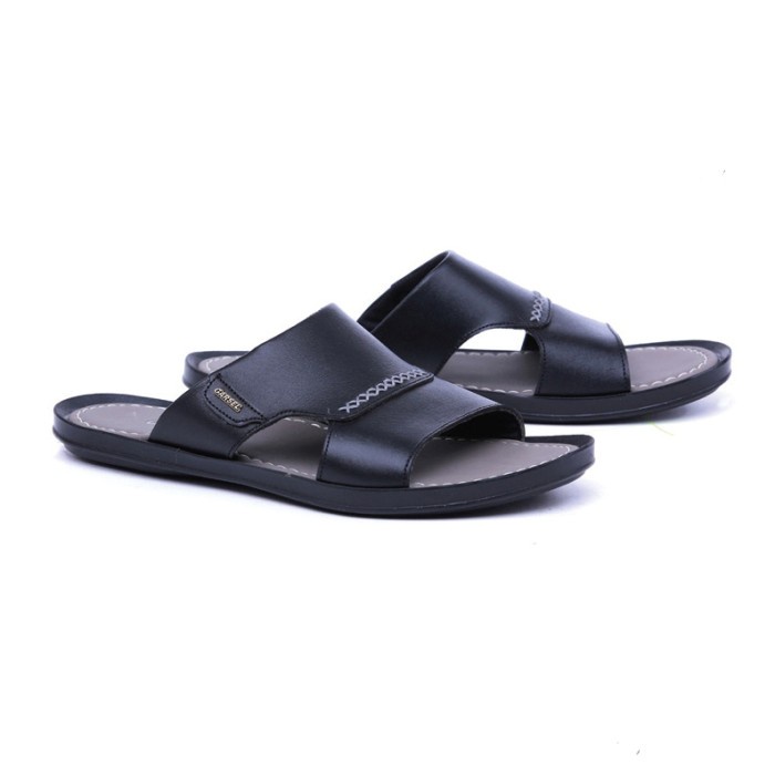 Jual Men Sandals Sandal Selop Pria Upper Kulit Asli 100 Original