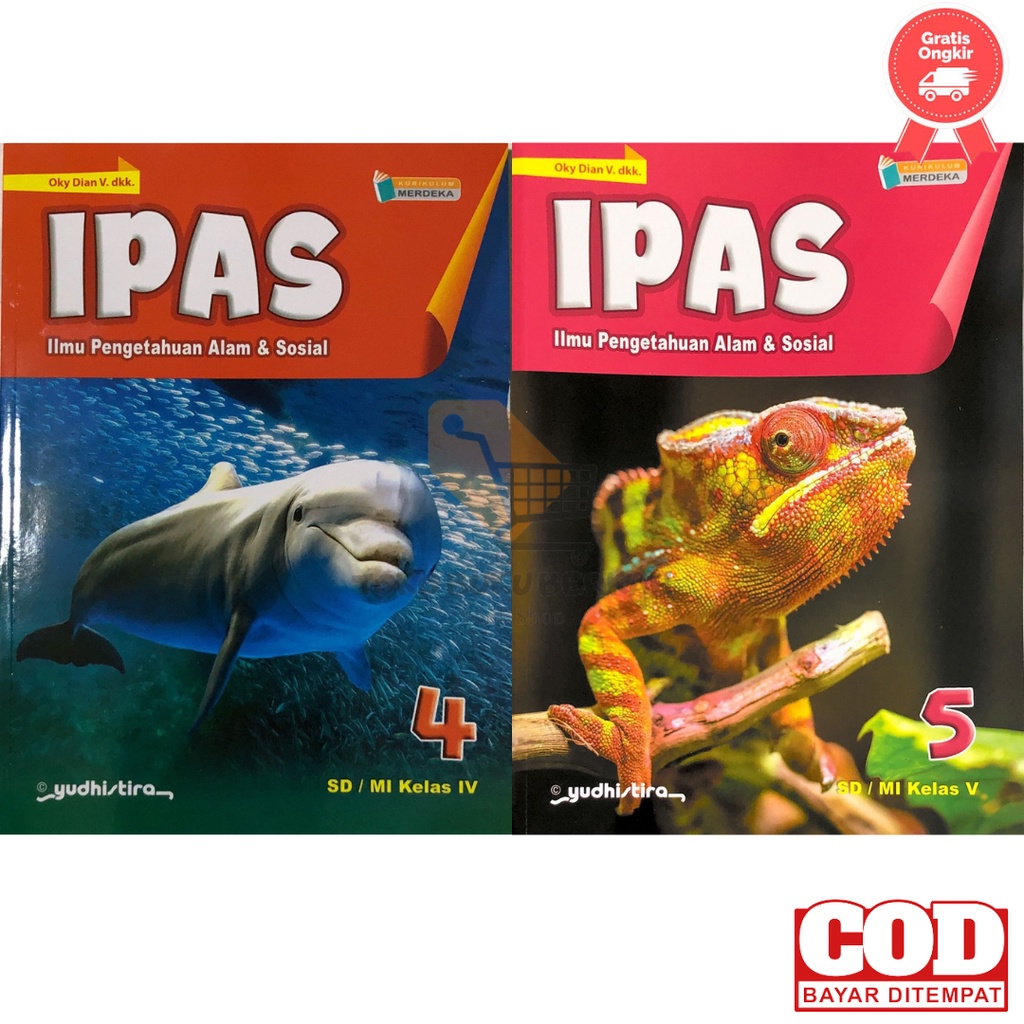 Jual Buku Ilmu Pengetahuan Alam dan Sosial IPAS KELAS 1 2 3 4 5 6 SD/MI ...