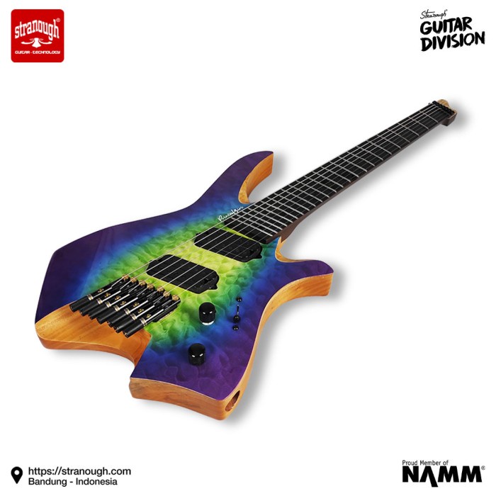 Jual Stranough Custom Guitar Padalka Neptune Mulsticale 7 Strings