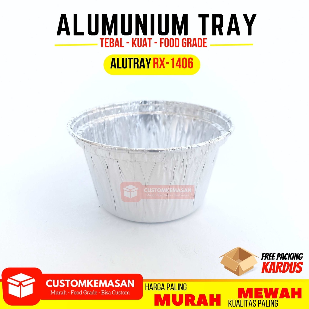 Jual Alu Tray Rx-1406 / Alumunium Tray / Alumunium Cup / Muffin ...