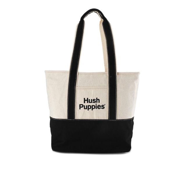 Jual Hush Puppies Tas Wanita Canvas Tote Bag 2Tone Off White Shopee