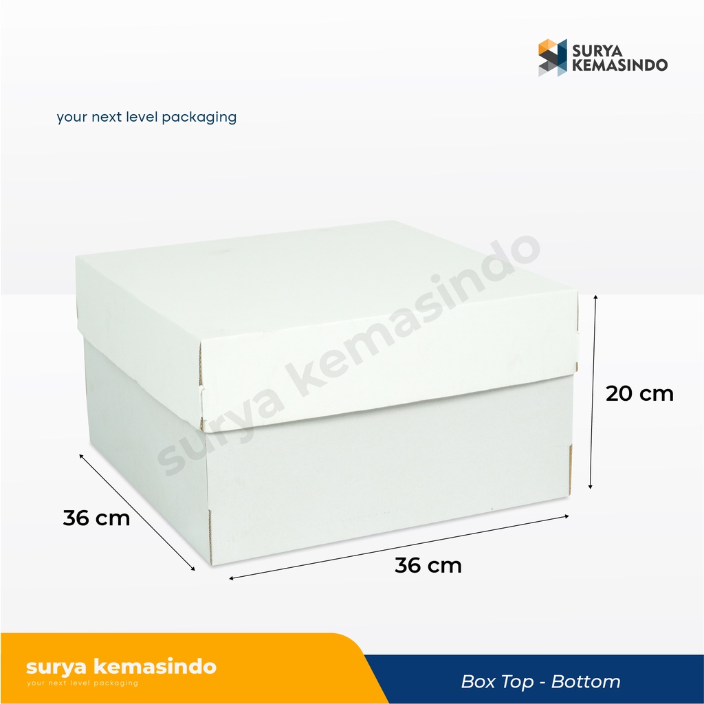 Jual Box 36x36x20 cm (Pelangi 5 Top/Bot) Tart/Puding/Kardus/Karton ...