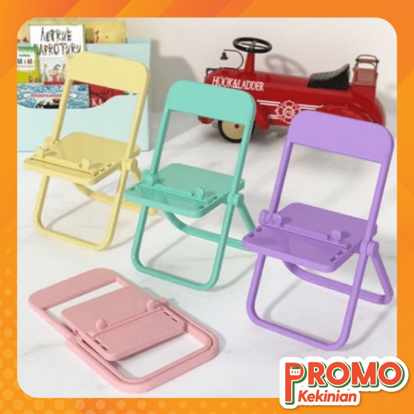 Jual Promo Kekinian Phone Holder Bentuk Kursi Stand Holder Hp Macaron Penyangga Hp