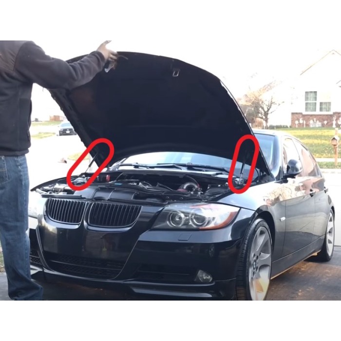 Jual BMW E90 320i 320d Per Shock Hood Strut Kap Mesin Shopee Indonesia