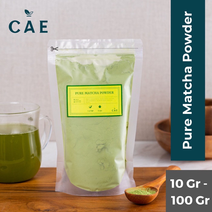 Jual Pure Matcha Japanese Green Tea Powder Teh Hijau Jepang 100gr ...