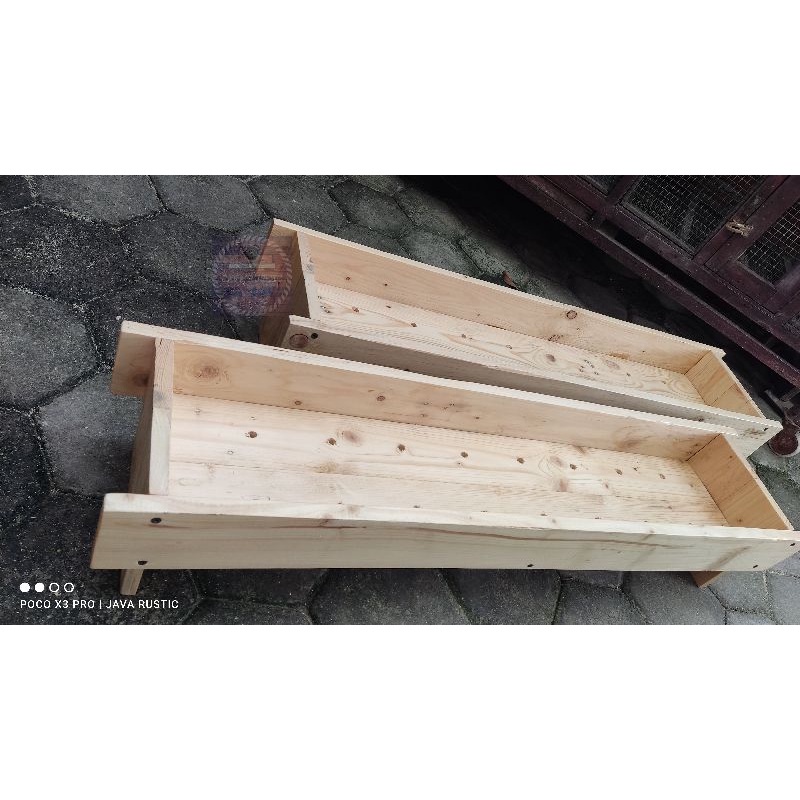 Jual PLANTER BOX KAYU JATI BELANDA POT TANAMAN HIASAN TAMAN POT SUKULEN ...