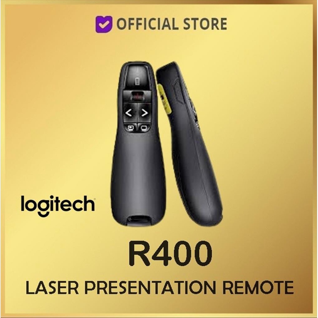 Jual LOGITECH R400 Presenter, Wireless Presenter, Laser Pointer ...