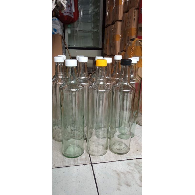 Jual DRUM 600, BOTOL KACA 600ML POLOS TUTUP ULIR, BOTOL MADU, BOTOL ...