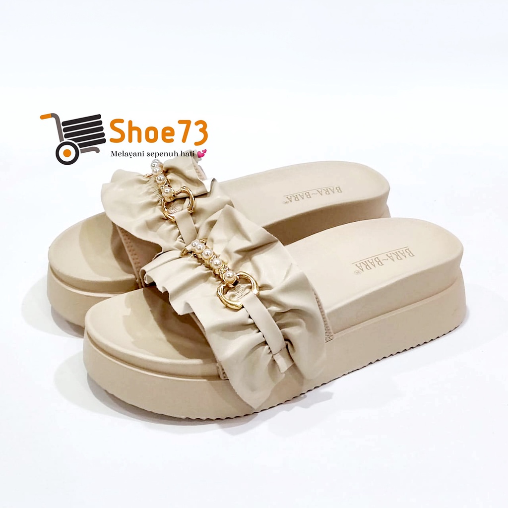 Jual BARA BARA 219 V 17 SIZE 36 40 ORIGINAL Sandal Wedges Selop Jelly Pita Wanita Sendal Kokop Impor Shopee Indonesia
