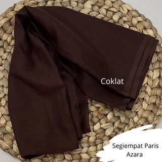 Segi Empat Voal Paris Premium Coklat Anak Sekolah