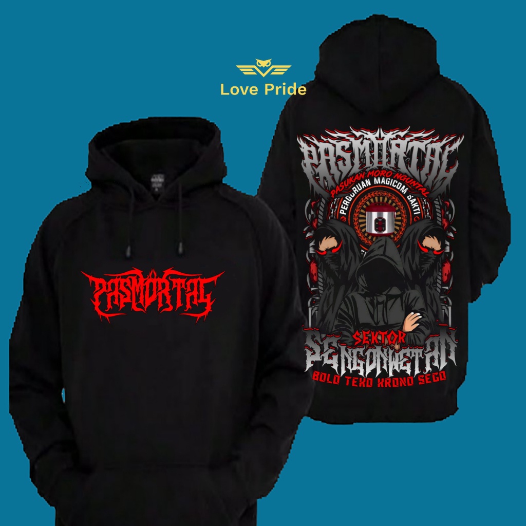 Jual Sweater Hoodie Distro Pasmortal Magicom Sakti Pasukan Moro Nguntal ...