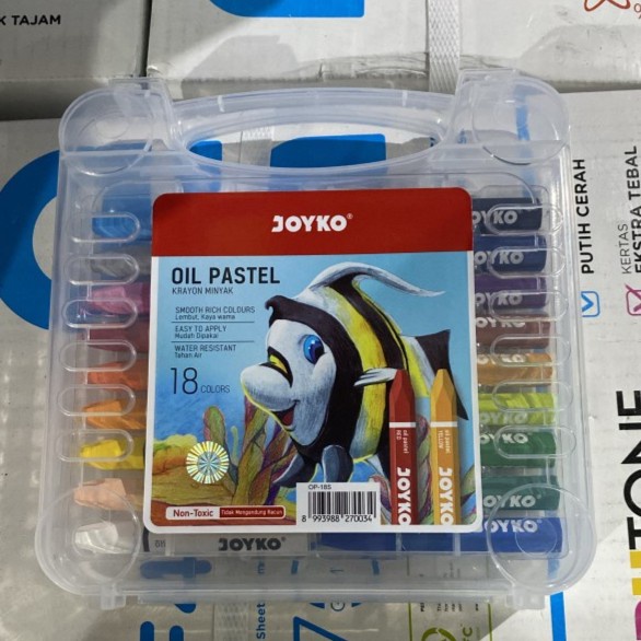 Jual Crayon Titi Joyko 18 Warna / Oil Pastel Titi Joyko 18 Shopee
