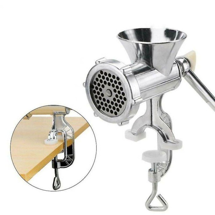 Jual Mesin Penggiling Giling Daging Jepit Meja Meat Grinder Mincer No ...