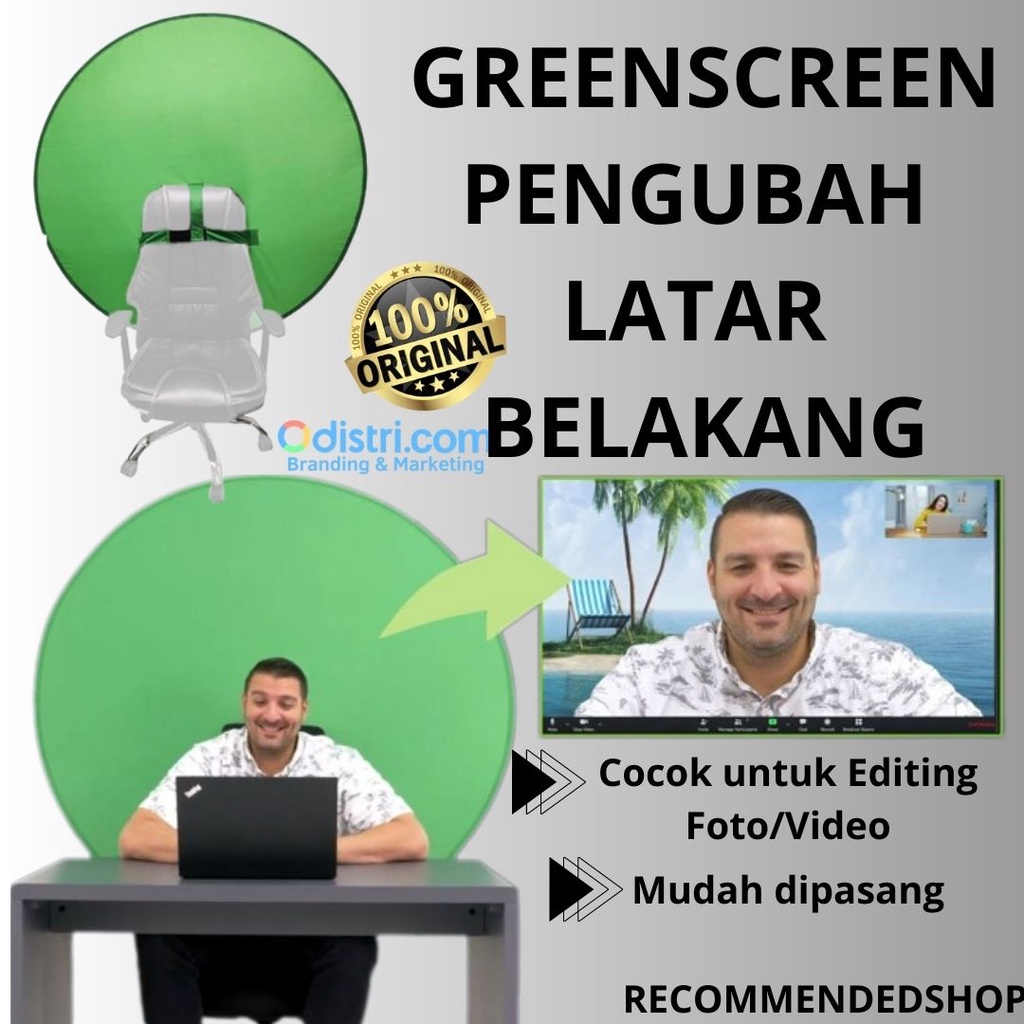 Jual Backdrop Gaming Green Screen Background Terbaik Untuk Kursi Gaming 