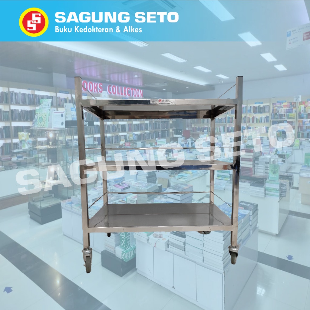 Jual Sm B Instrumen Trolley Shelves Troli Instrumen Susun