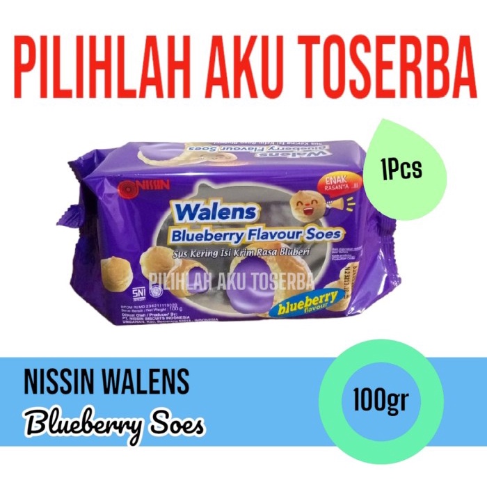 Jual Biskuit Nissin Walens Blueberry Soes 100 Gr Harga 1 Pcs