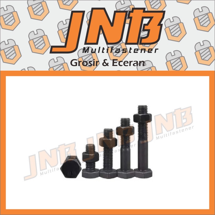 Jual Baut Mur Baja 8.8 M8 X 30 Kunci 13 HEX Bolt HTB | Shopee Indonesia