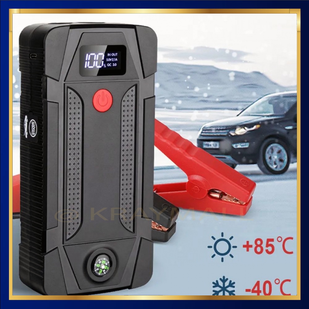 Jual Power Bank Car Jump Starter 12V 20000mAh with LED and Compass ...