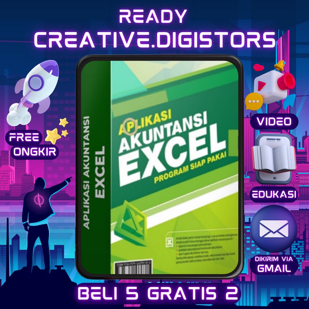 Jual E COURSE VIDEO APLIKASI AKUNTANSI EXCEL PROGRAM SIAP PAKAI ...