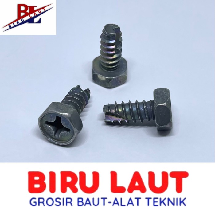 Jual Baut TAB 10x5/8 / Sekrup TAB 10x5/8 / Deck Screw 10x5/8 | Shopee ...