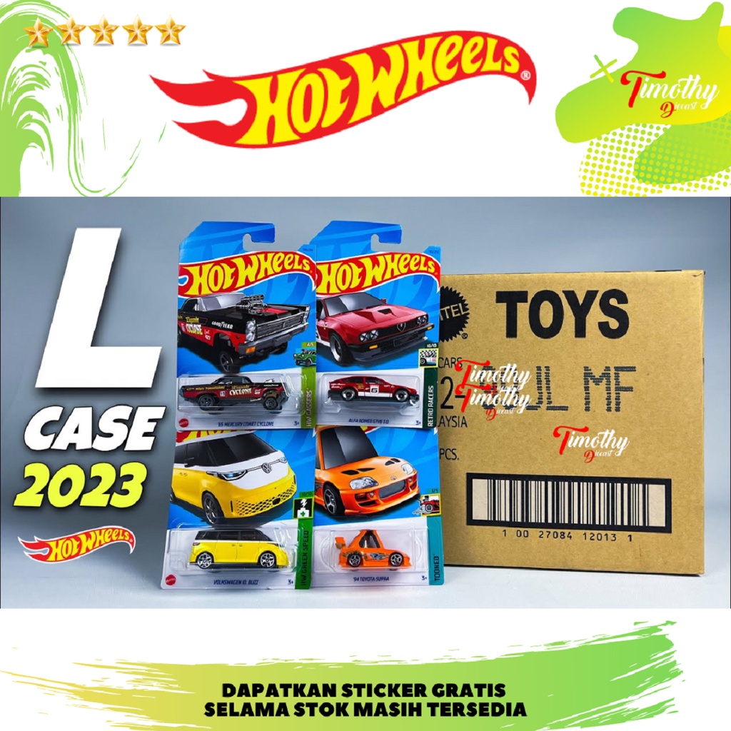 Jual Hot Wheels Kartonan Dus Box L Segel Sni Original Distributor