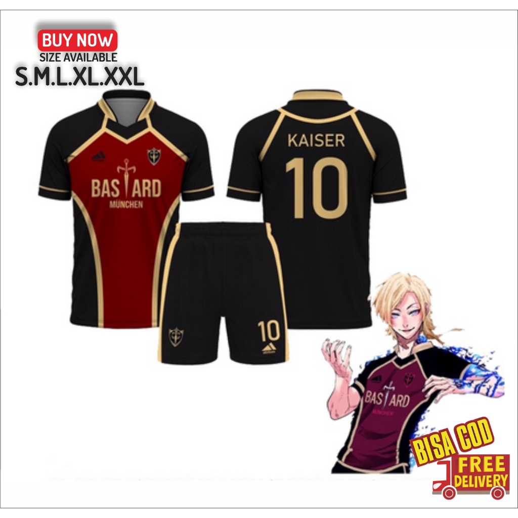 Jual Baju Jersey Futsal & Football Motif VL Replika Anime Bastard