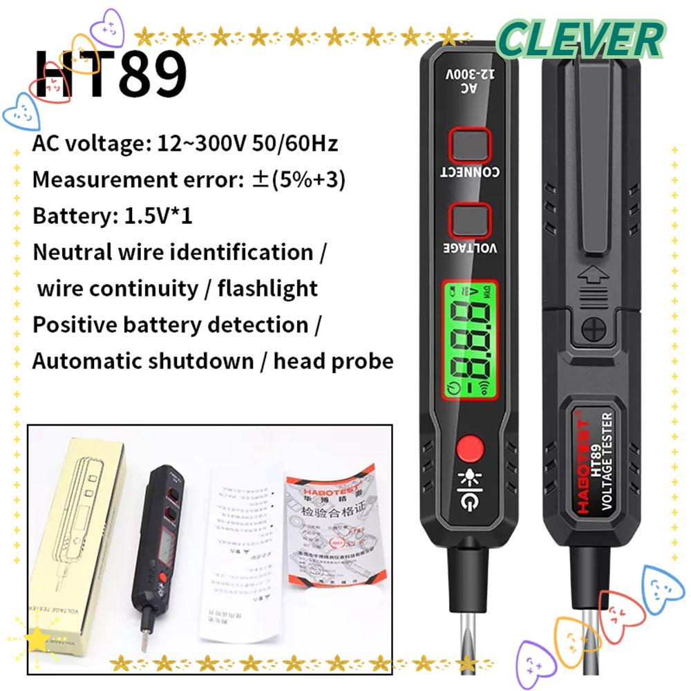 Jual Clever Detektor Tegangan Ac Digital Habotest Ht89 Presisi Tinggi