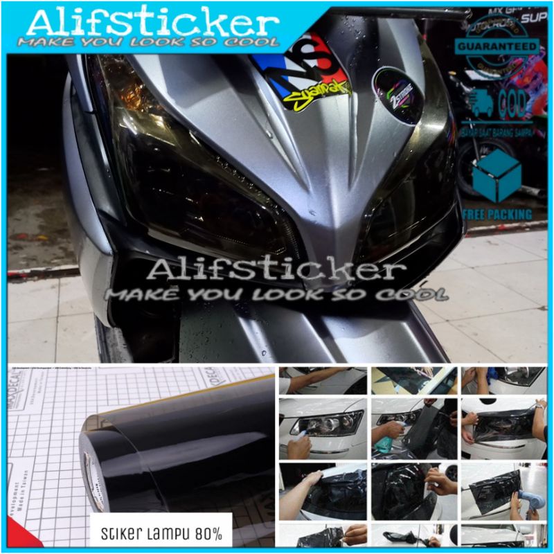 Jual Stiker Lampu Hitam Sticker Hybrid Shopee Indonesia