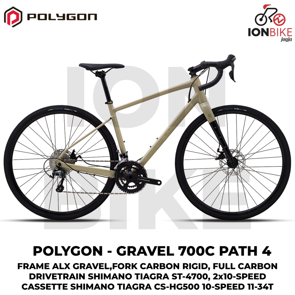 Jual Sepeda Gravel Polygon Path X4 700c 700 Discbrake 2x10 Speed 2 x 10 ...
