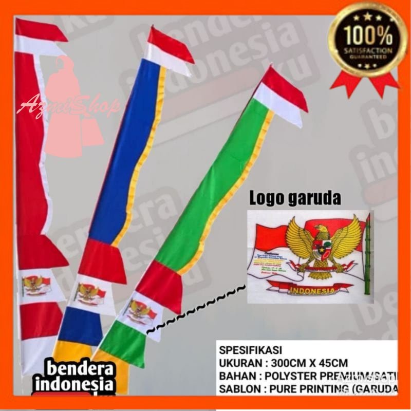 Jual PROMO KEMERDEKAAN Grosir Bendera Umbul-umbul Kuda Laut Rumbai ...